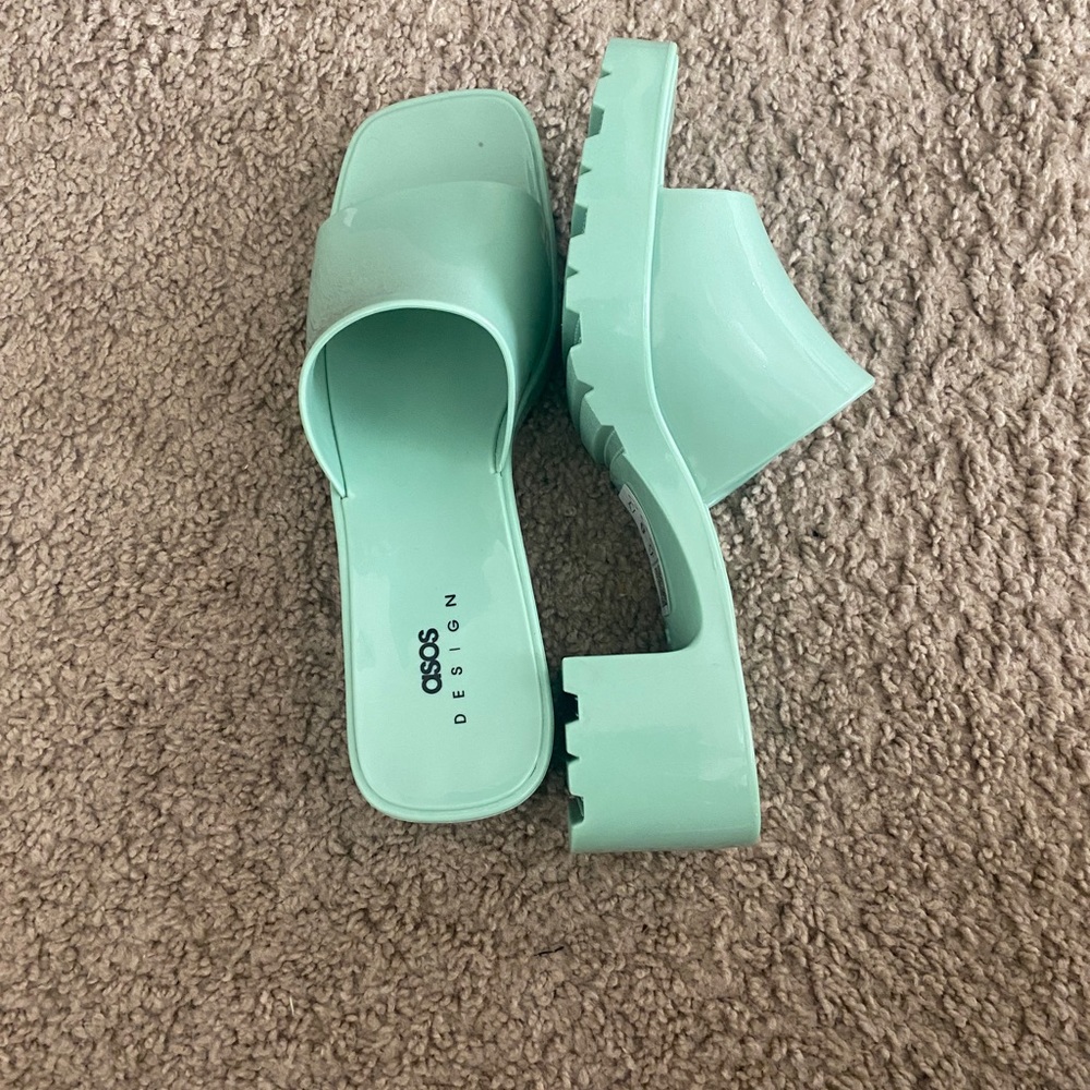 Mint Green Mules